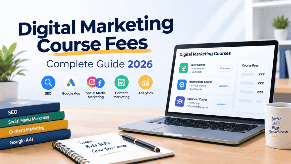 digital marketing course fees in 2026