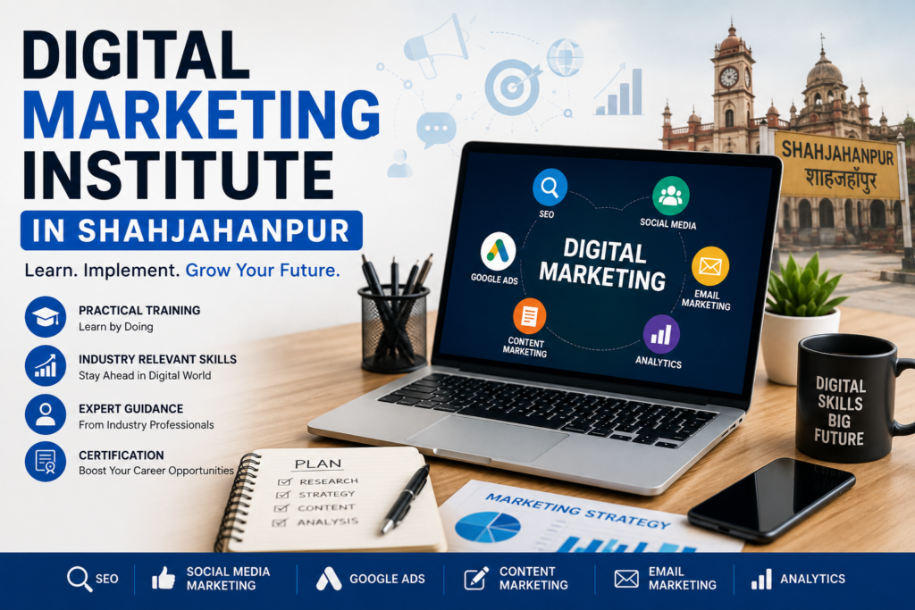 `Digital marketing institute in Shahjahanpur`