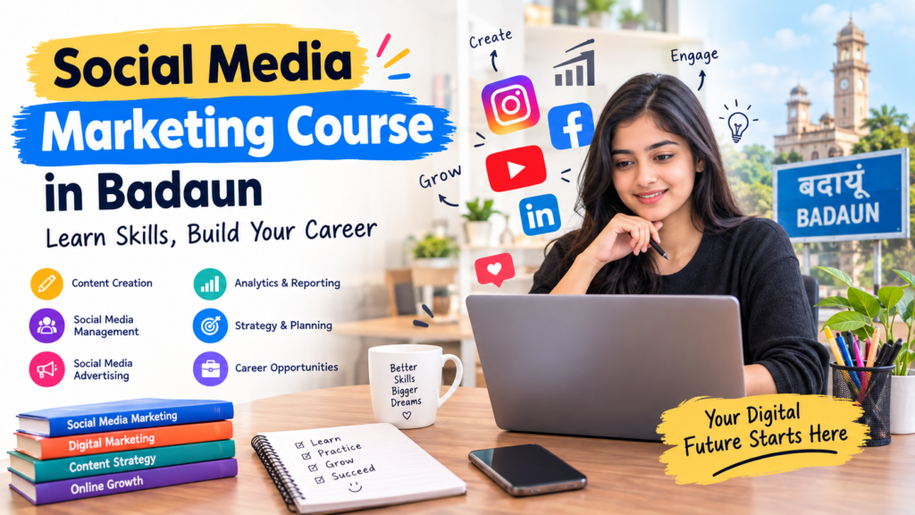 Social Media Marketing Course in Badaun with digital marketing skills and career opportunities