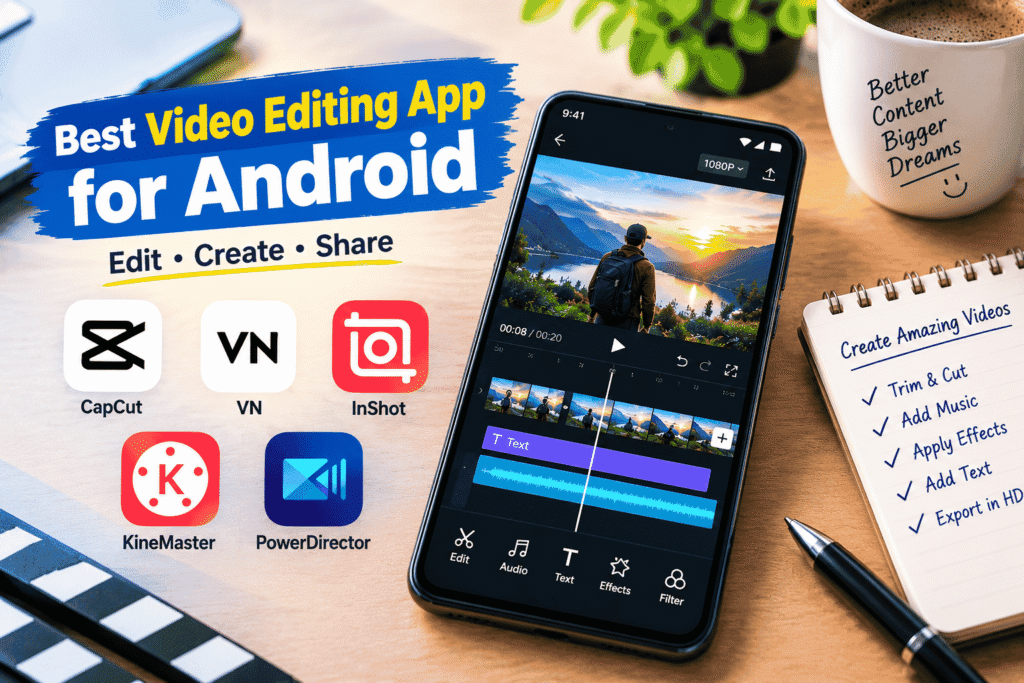 “Best video editing app for Android with top mobile video editing apps and smartphone editing tools”