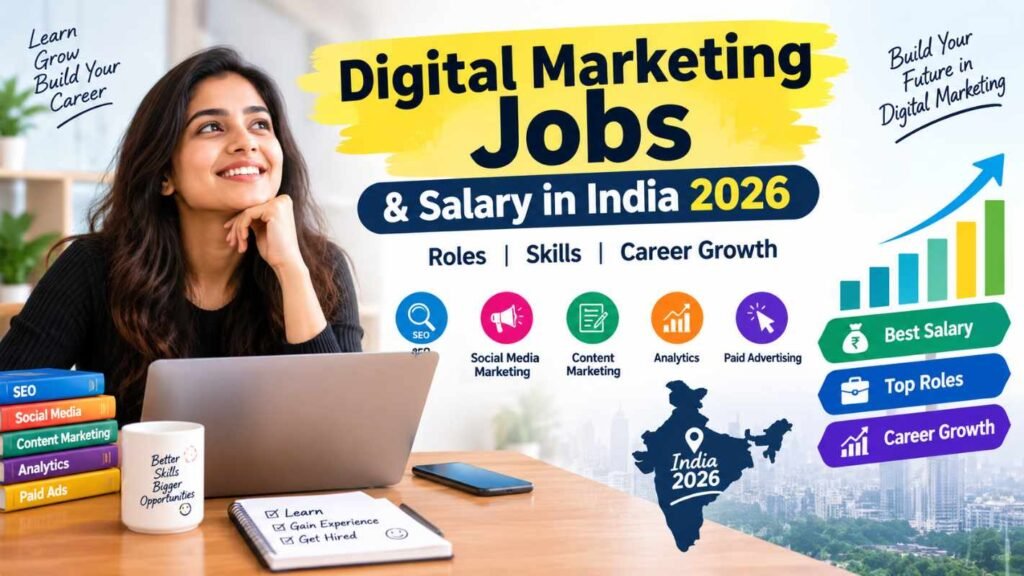 Digital marketing jobs and salary in India 2026